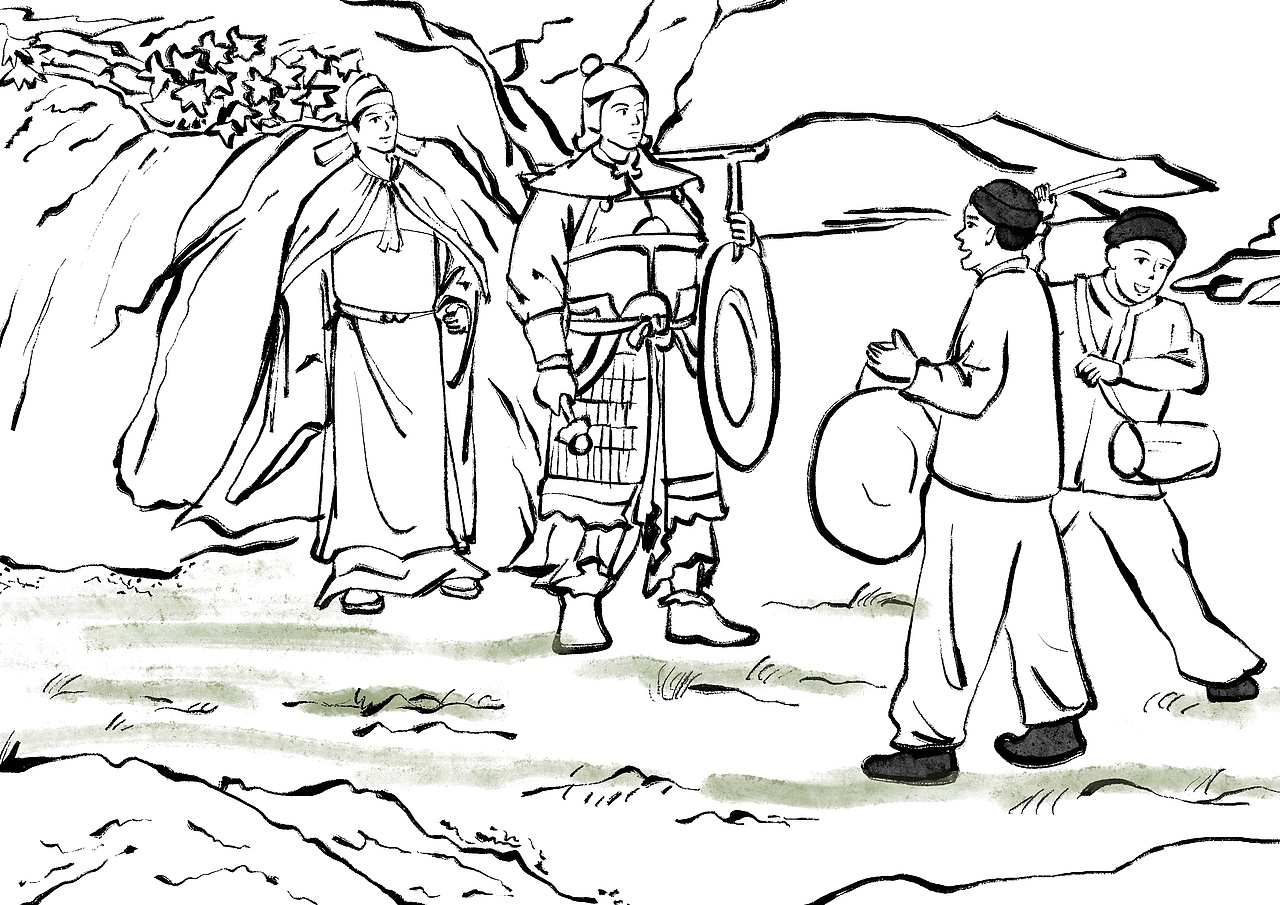 广西金伦冲天神话传说连环漫画设计