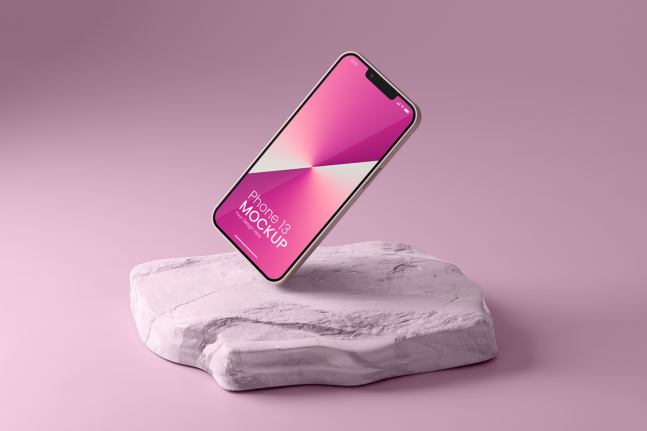 8款iPhone手机App界面Ui设计作品场景展示贴图样机