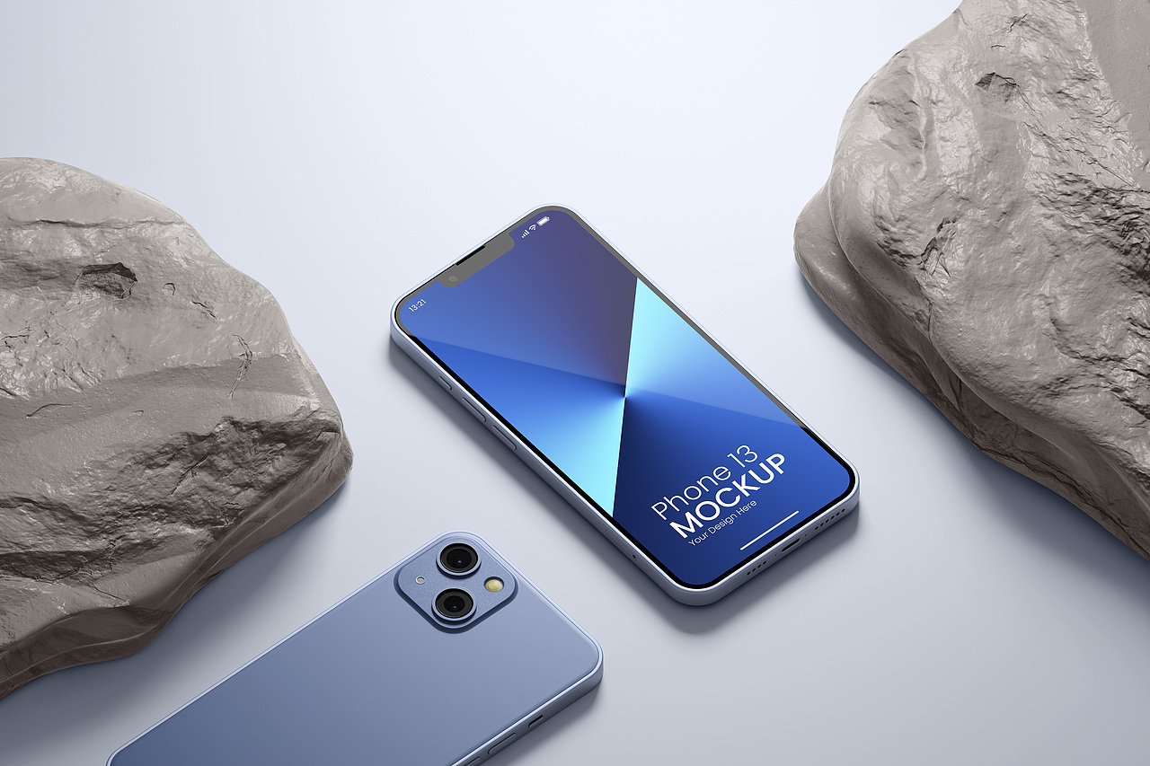 8款iPhone手机App界面Ui设计作品场景展示贴图样机