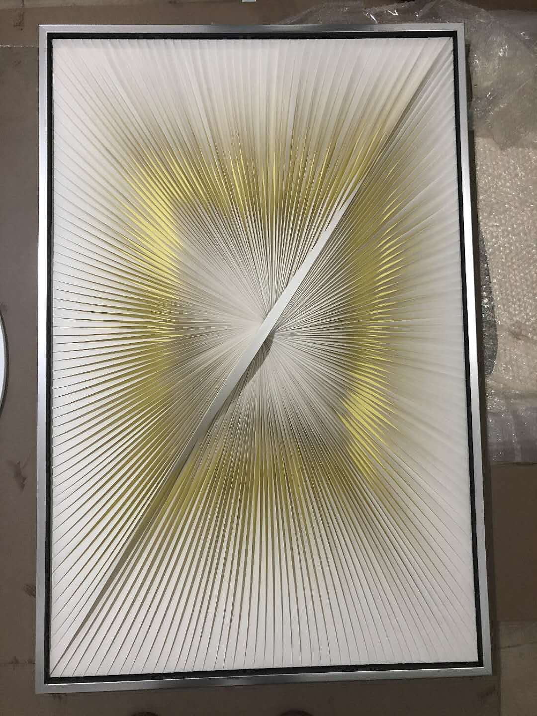 平行艺术|丝带工艺装饰画实拍