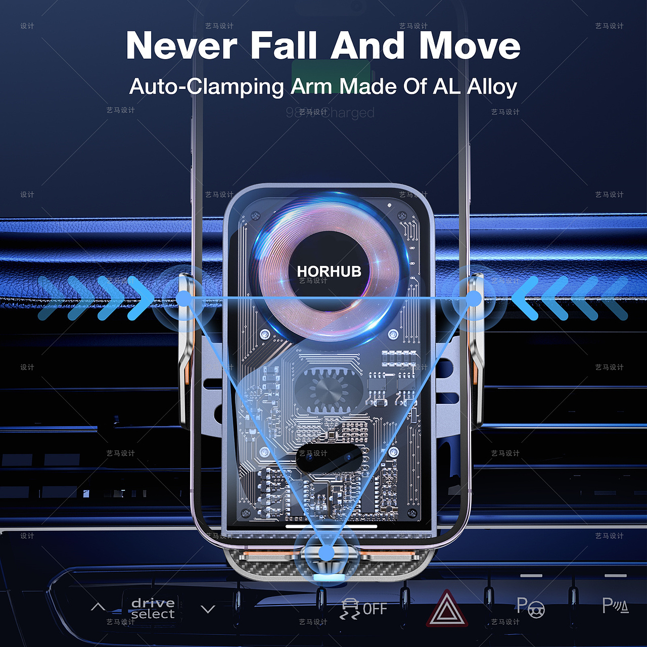 手机配件 手机支架-Amazon案例 亚马逊主副图A+设计