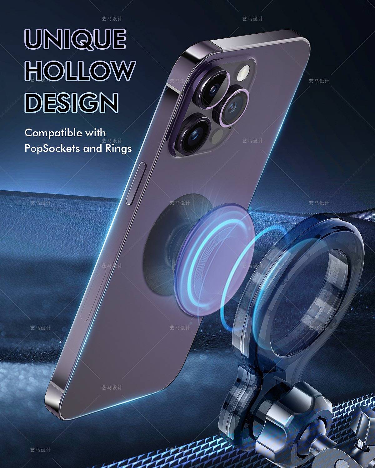 手机配件 手机支架-Amazon案例 亚马逊主副图A+设计（图ZMzgwNzk0NjAw） - 电商 - 站酷设计师亚马逊设计工作室原创素材 - 站酷ZCOOL