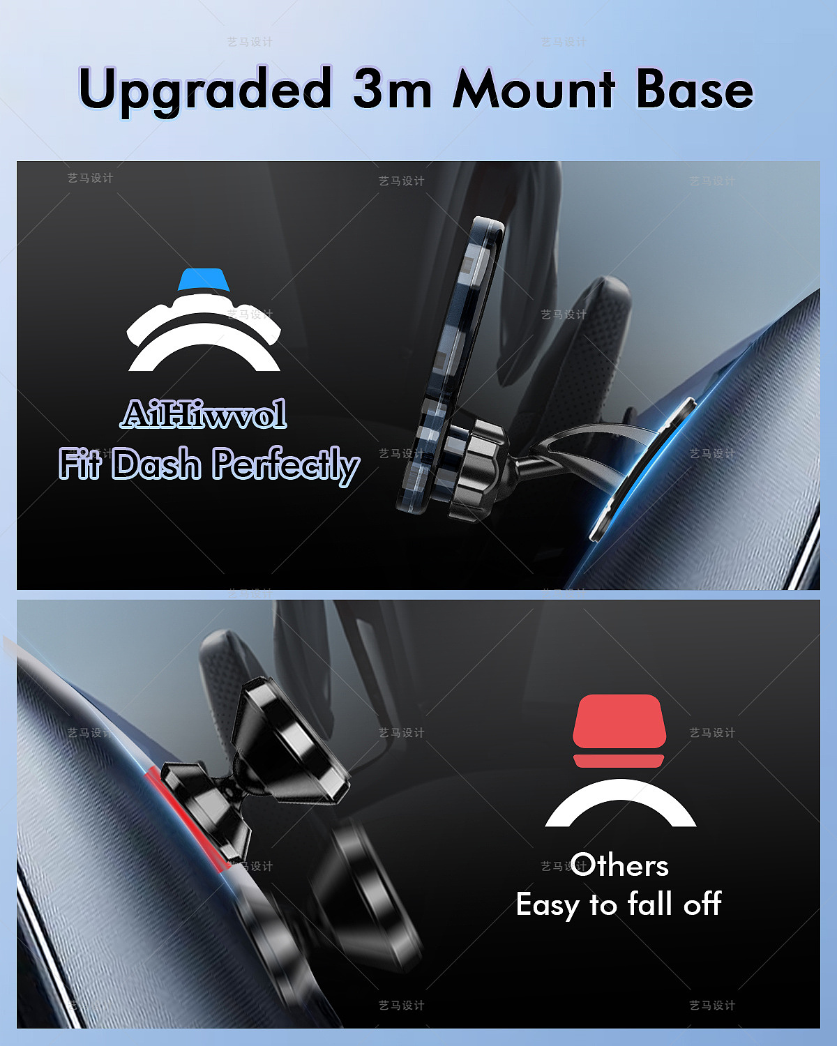 手机配件 手机支架-Amazon案例 亚马逊主副图A+设计（图ZMzgwNzk0NTk2） - 电商 - 站酷设计师亚马逊设计工作室原创素材 - 站酷ZCOOL