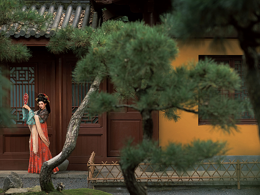 山寺踏秋