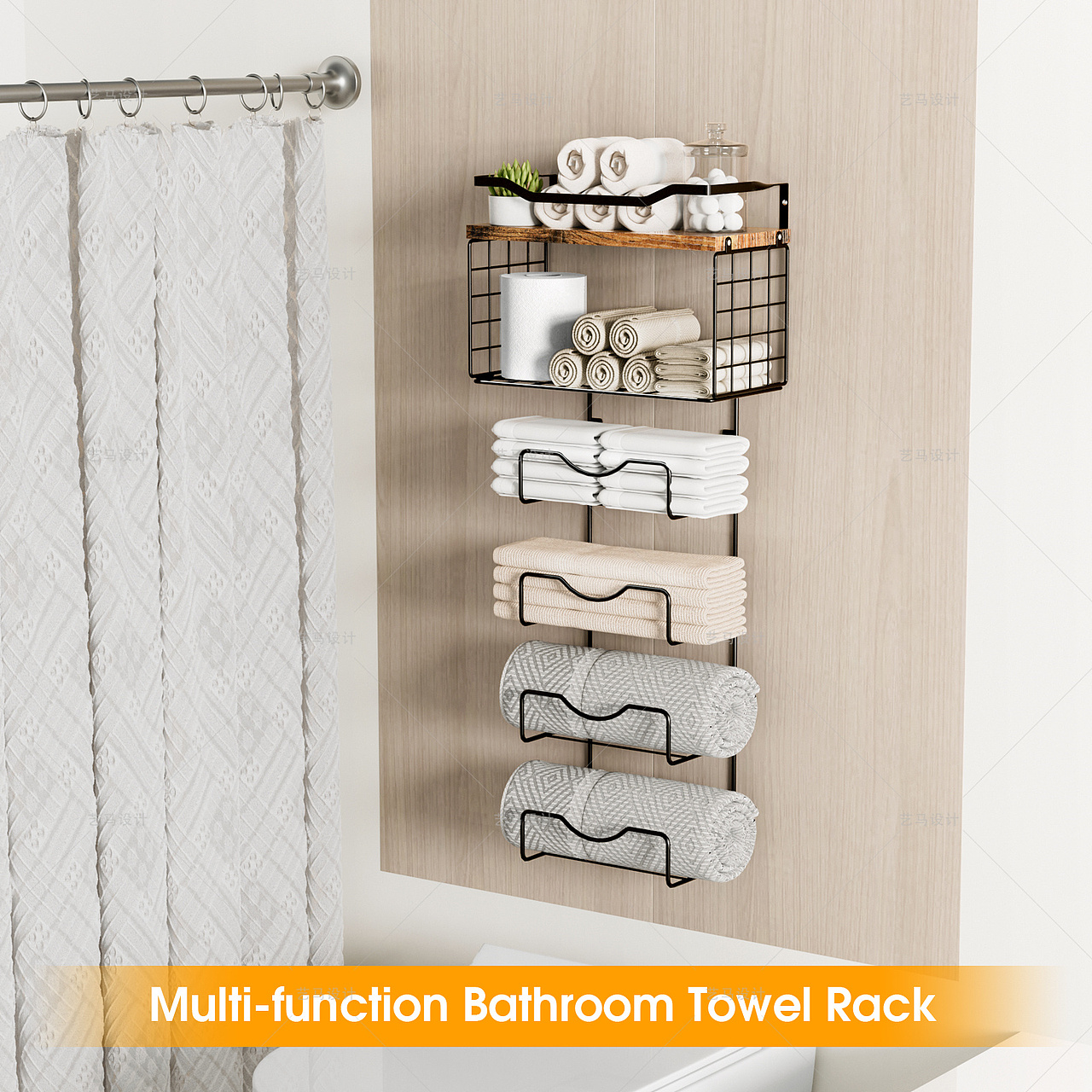 家居用品 挂篮-Amazon案例 亚马逊主副图A+设计