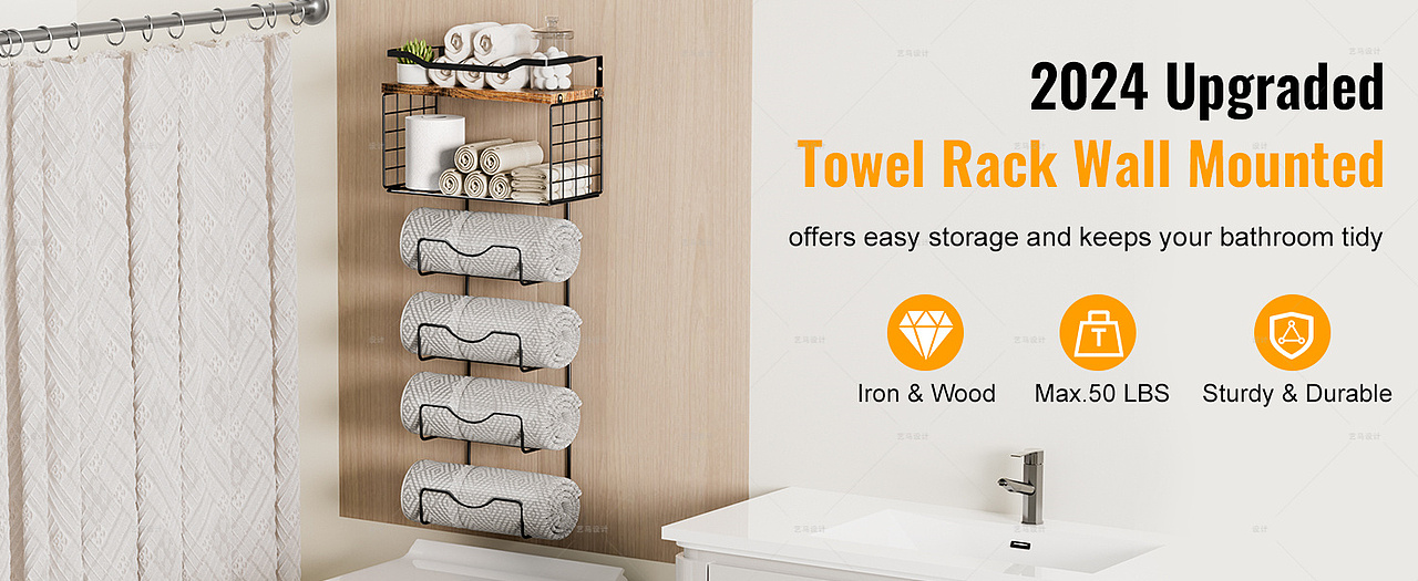 家居用品 挂篮-Amazon案例 亚马逊主副图A+设计