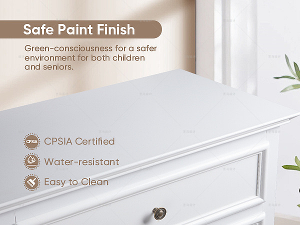 家居用品 五斗柜-Amazon案例 亚马逊主副图A+设计