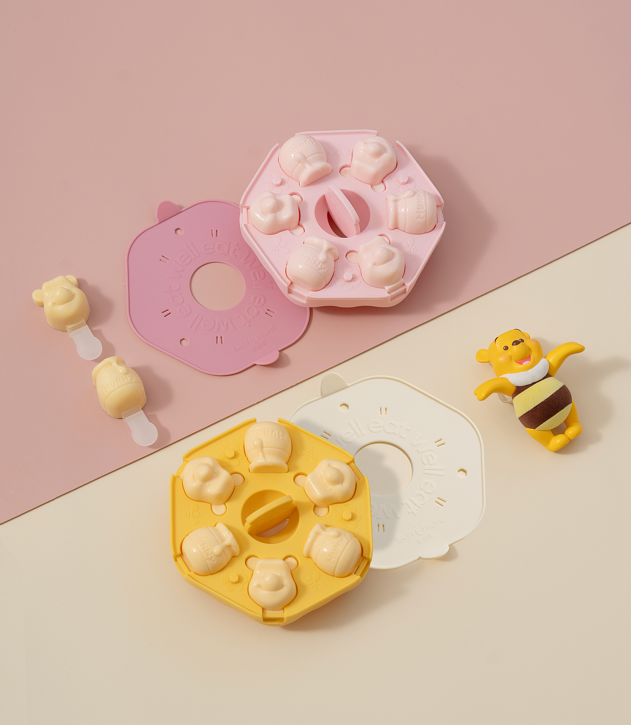 小熊维尼铂金硅胶模具-创意拍摄