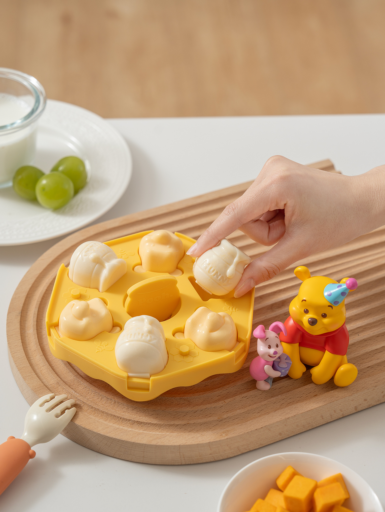 小熊维尼铂金硅胶模具-创意拍摄