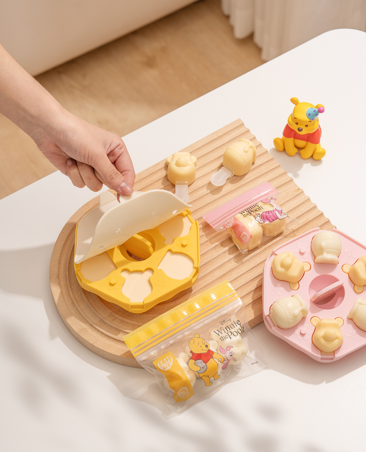 小熊维尼铂金硅胶模具-创意拍摄