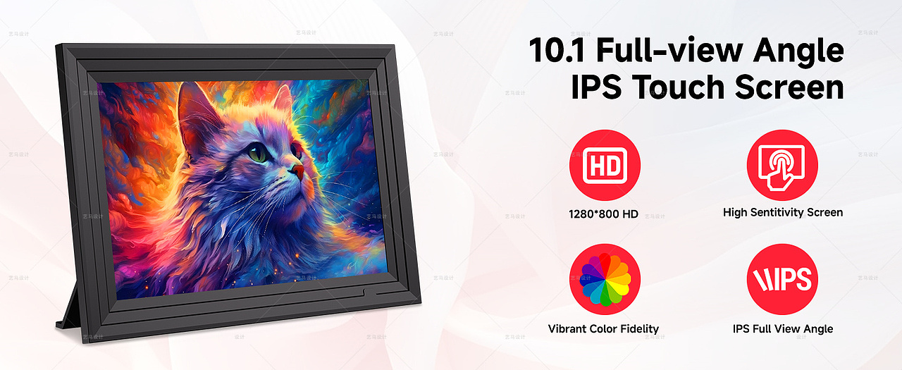 小家电 电子相框-Amazon案例 亚马逊主副图A+设计