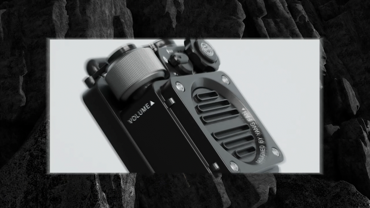 便携音响-三维动画