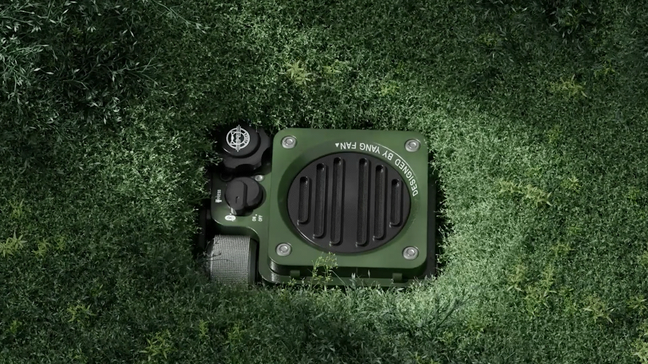 便携音响-三维动画