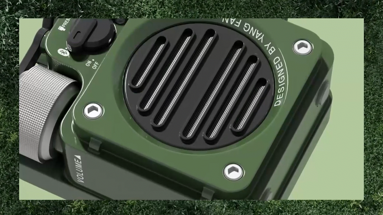 便携音响-三维动画