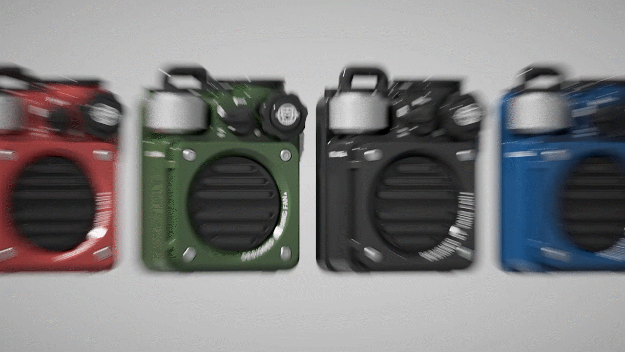 便携音响-三维动画