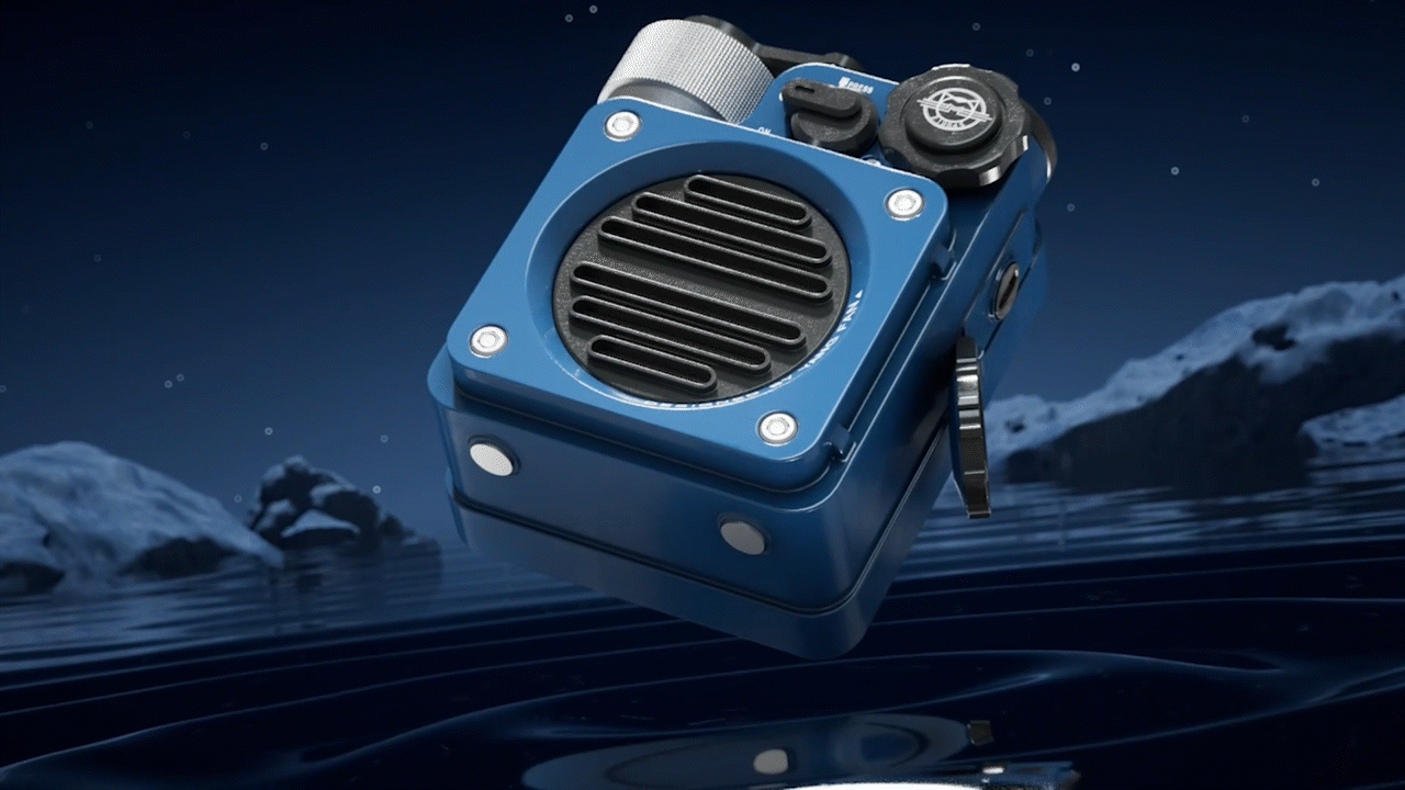 便携音响-三维动画