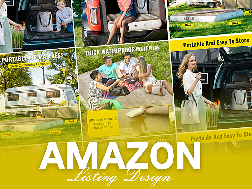 户外物品 -Amazon案例 亚马逊主副图A+设计