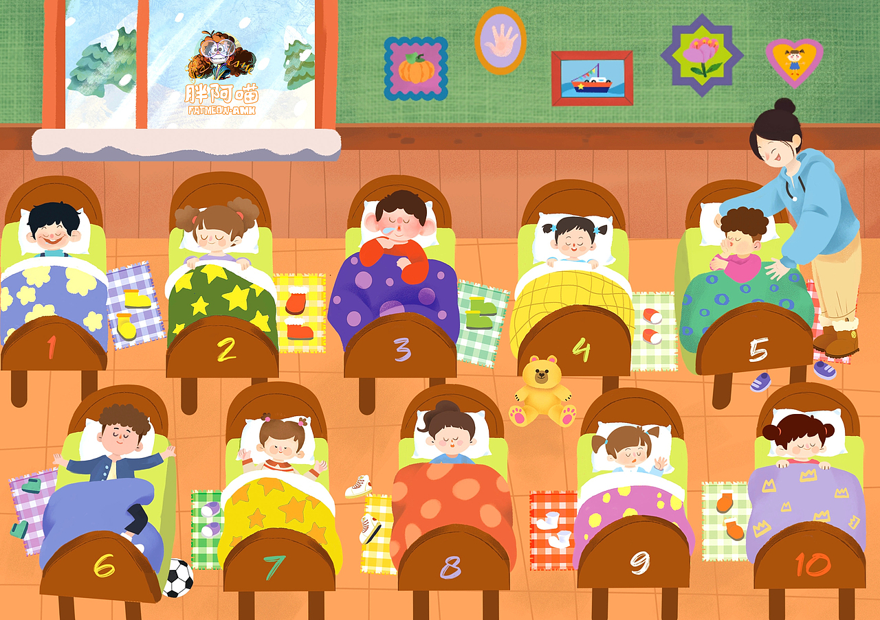 胖阿喵 | 教辅类儿童绘本插图（一）（图ZMzgwODEzMDA4） - 儿童插画 - 站酷设计师胖阿喵AMX原创素材 - 站酷ZCOOL