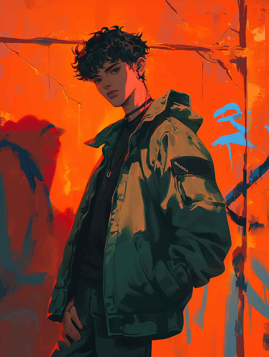 涂鸦系列🎨小说男女主角（图ZMzgwODEzODQ4） - 艺术插画 - 站酷设计师SD设计师小宇原创素材 - 站酷ZCOOL