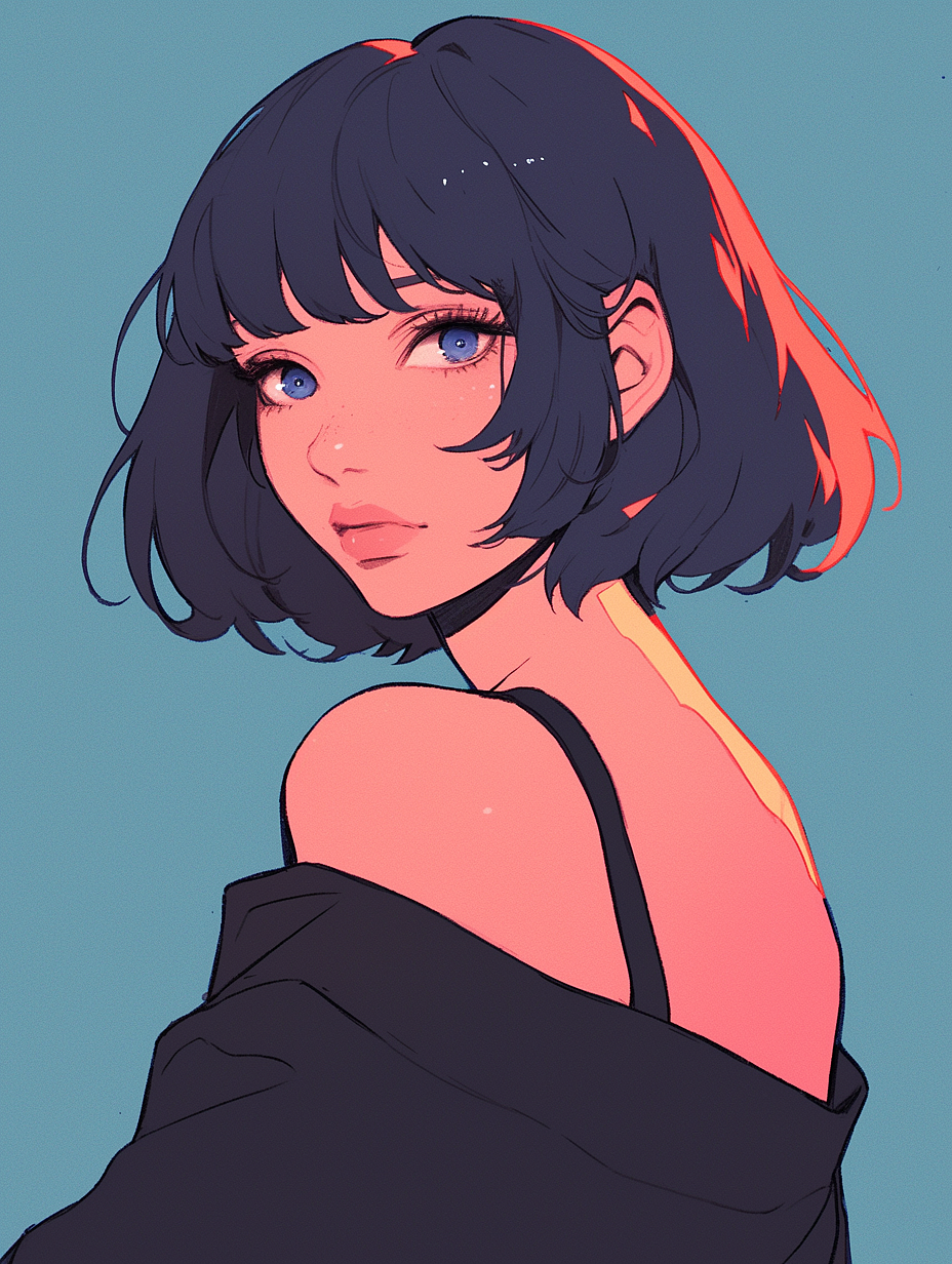 涂鸦系列🎨小说男女主角（图ZMzgwODEzODY0） - 艺术插画 - 站酷设计师SD设计师小宇原创素材 - 站酷ZCOOL