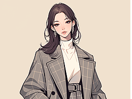 卡通女人物简笔画❤️