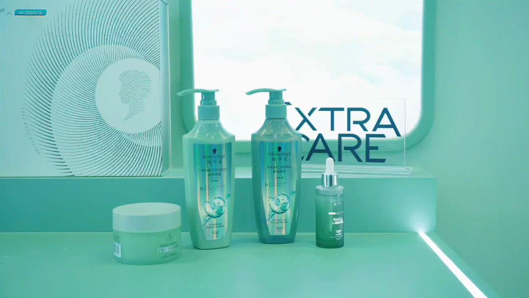 施华蔻个护展拍摄