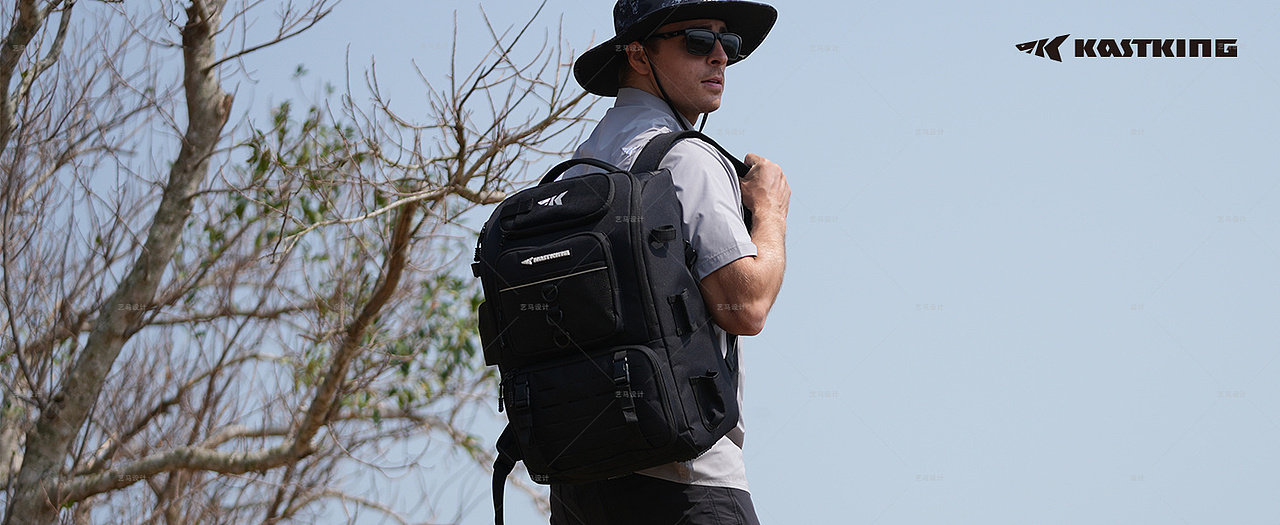 户外物品 黑色背包-Amazon案例 亚马逊主副图A+设计