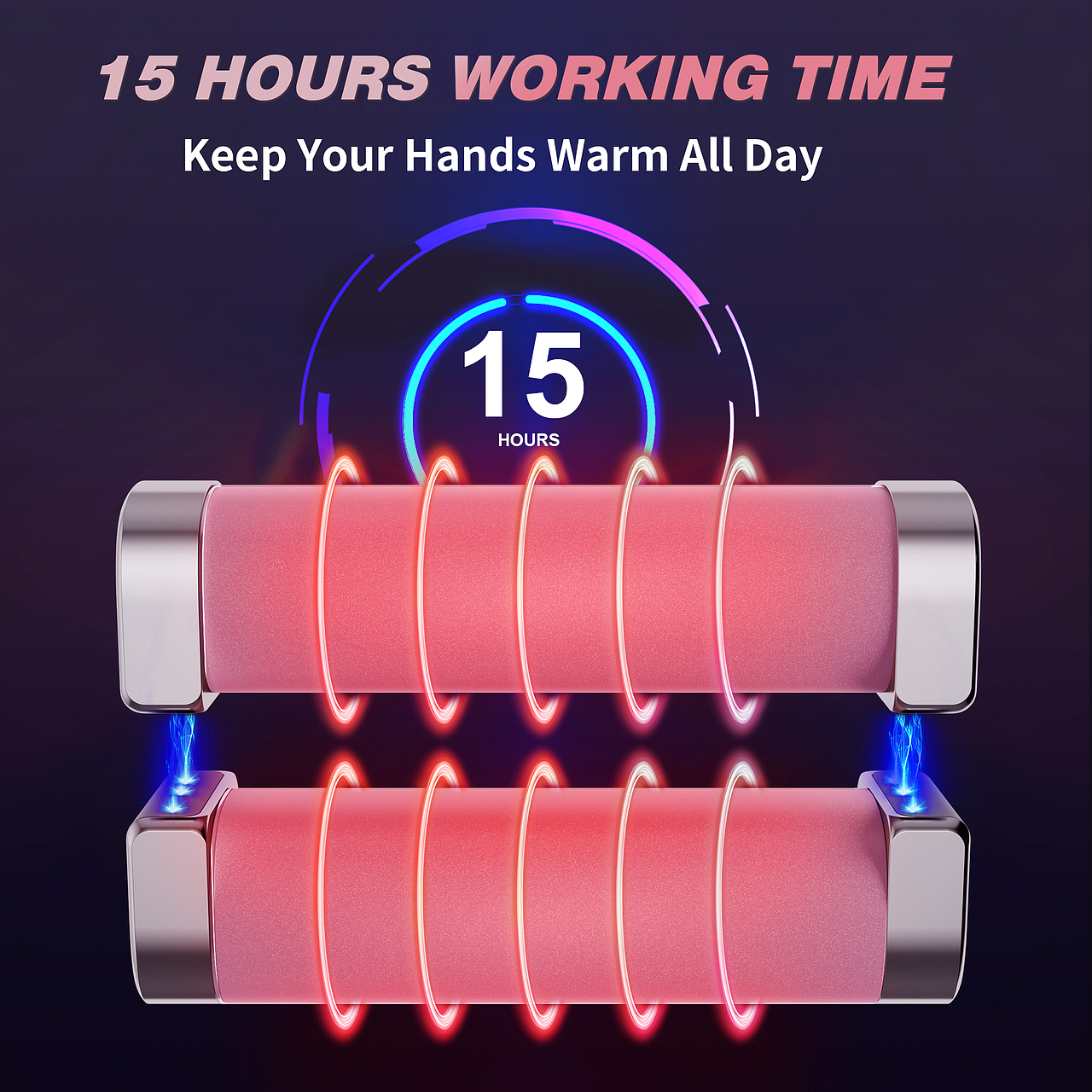 亚马逊设计I 暖手宝粉色/A+套图设计