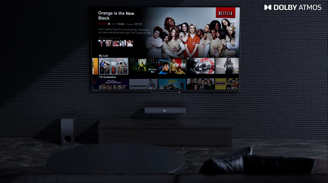 一款带低音炮的杜比声霸产品动画