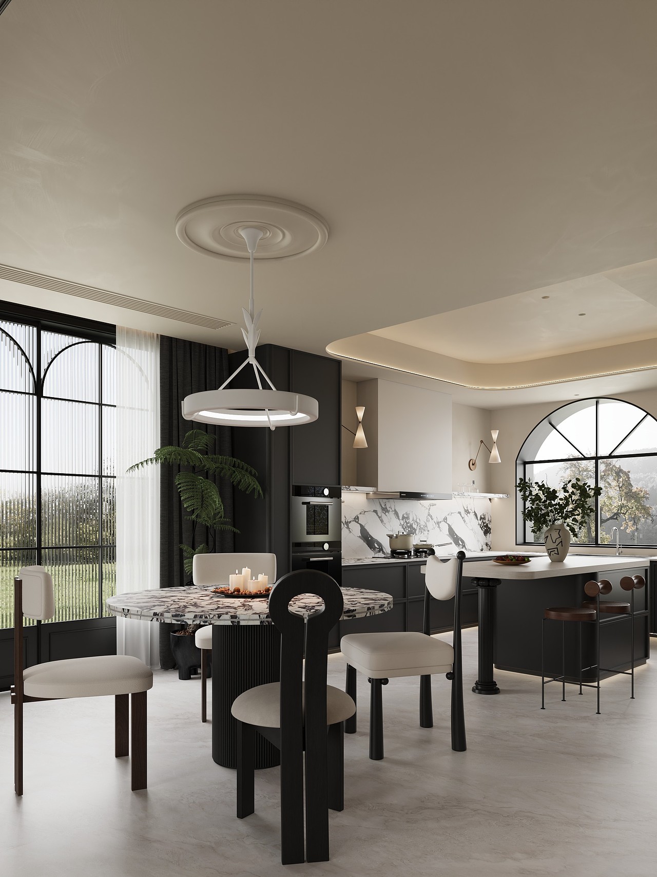 绘感视觉设计 | 高端别墅法式空间