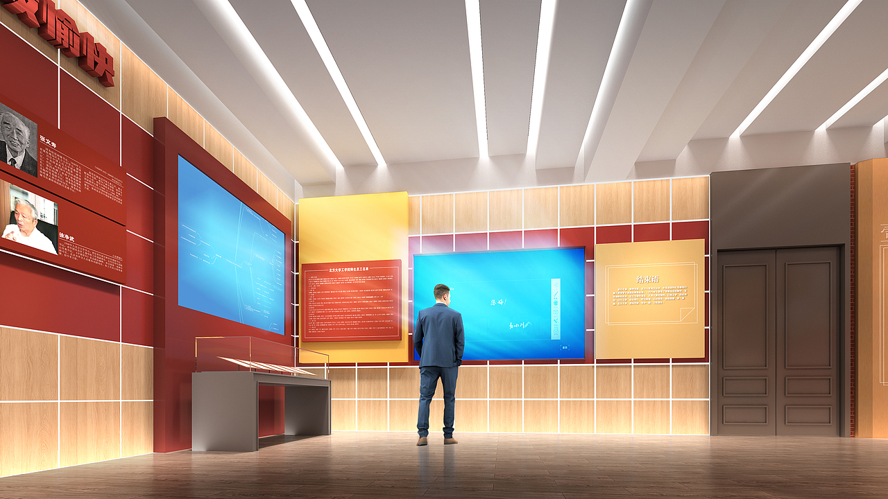 北方大学校史馆（图ZMzgwODU3MjQ0） - 展陈设计 - 站酷设计师杨骏设计原创素材 - 站酷ZCOOL
