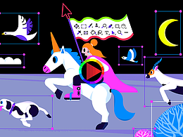 扁平教育插画
