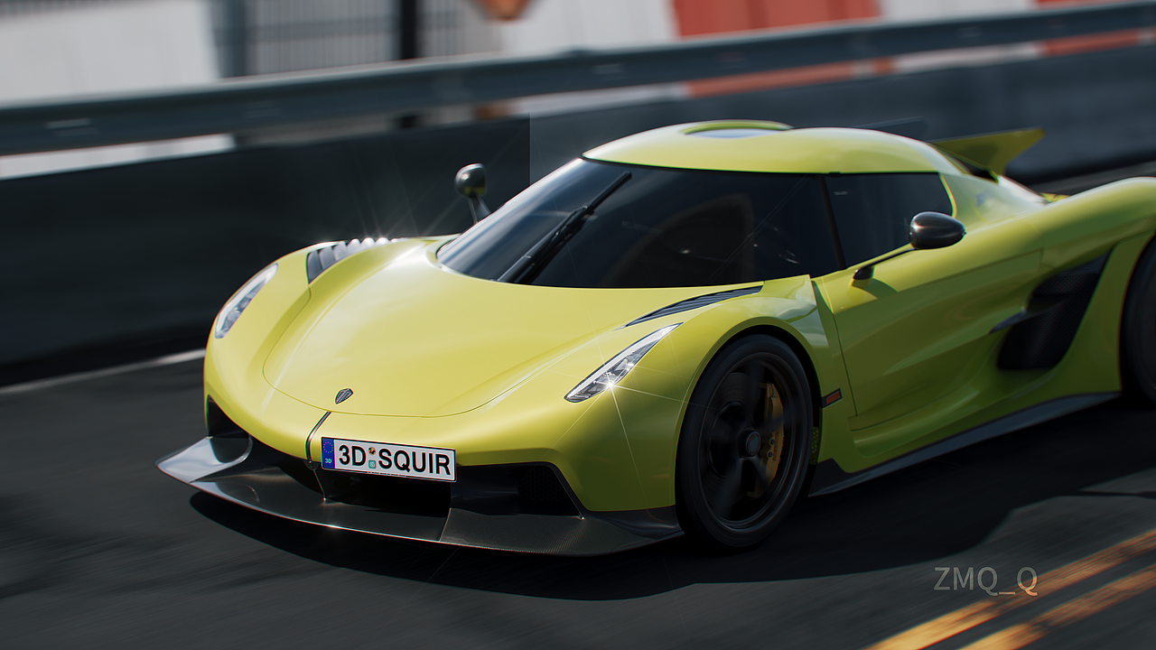 柯尼赛格 Koenigsegg Jesko Absolute效果图渲染（图ZMzgwODYxMjA4） - 机械/交通 - 站酷设计师ZMQ_Q原创素材 - 站酷ZCOOL