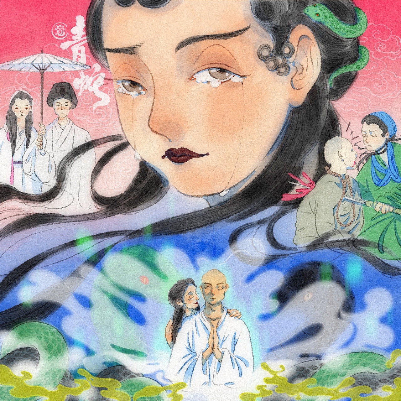 创作小图集（图ZMzgwODYyNDM2） - 艺术插画 - 站酷设计师觉春晓spring原创素材 - 站酷ZCOOL