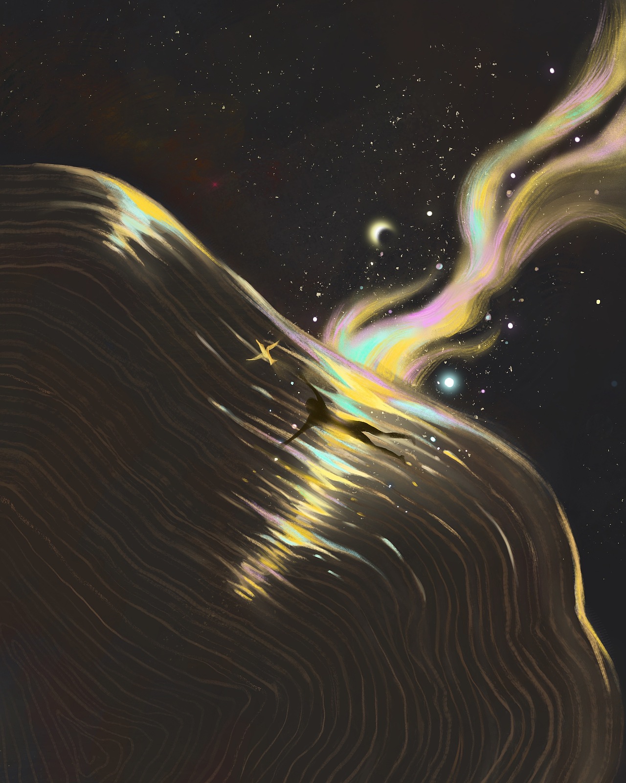 裂缝（图ZMzgwODYzNTky） - 艺术插画 - 站酷设计师插画师关耳原创素材 - 站酷ZCOOL