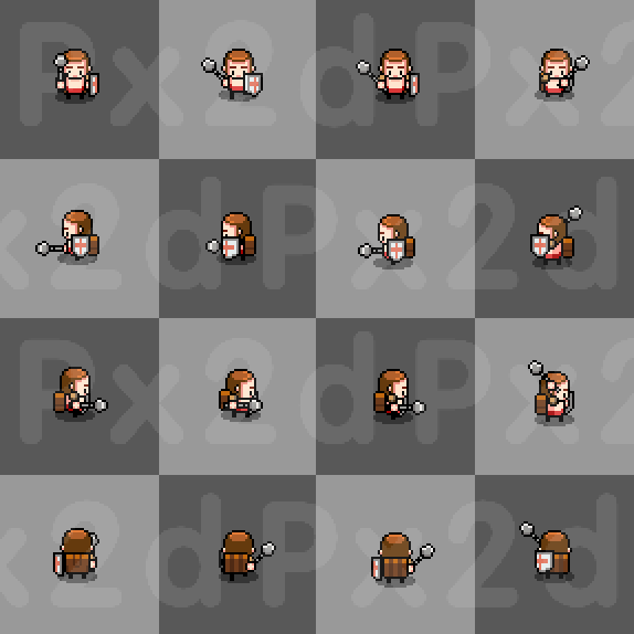 4方向動(dòng)作庫(kù) 1-82（圖ZMzgwODY4MjY0） - 像素畫(huà) - 站酷設(shè)計(jì)師kxzf_kxdr163原創(chuàng)素材 - 站酷ZCOOL