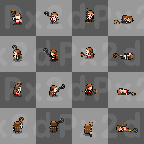 4方向動(dòng)作庫(kù) 1-82（圖ZMzgwODY4MzA0） - 像素畫(huà) - 站酷設(shè)計(jì)師kxzf_kxdr163原創(chuàng)素材 - 站酷ZCOOL