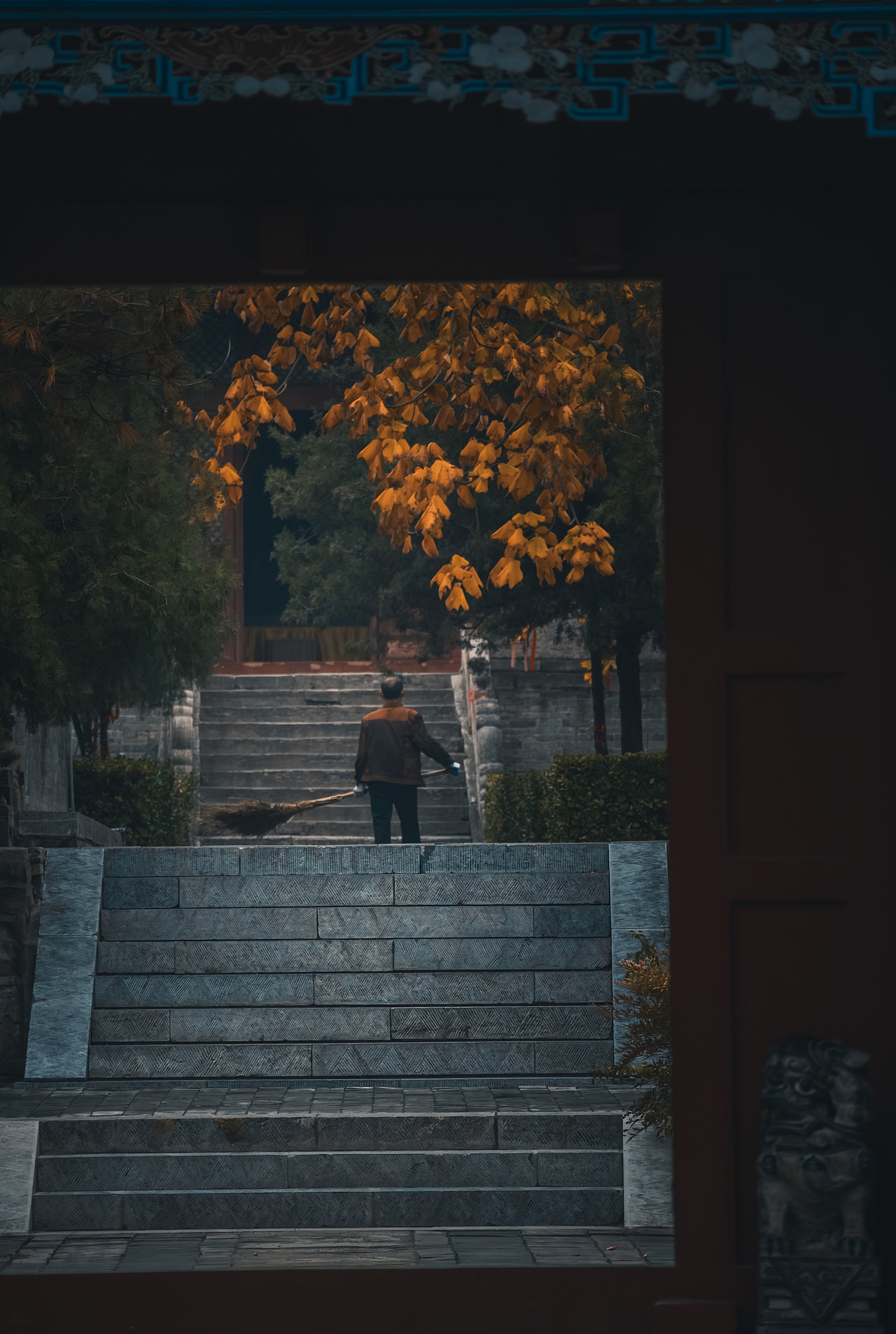 池神庙|低头捡个秋🍂