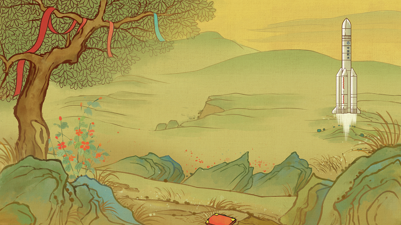 好設(shè)計(jì)是傳統(tǒng)&新時代｜2024站酷設(shè)計(jì)周共創(chuàng)海報(bào)（圖ZMzgwODkwNjg4） - 藝術(shù)插畫 - 站酷設(shè)計(jì)師君竹ho原創(chuàng)素材 - 站酷ZCOOL