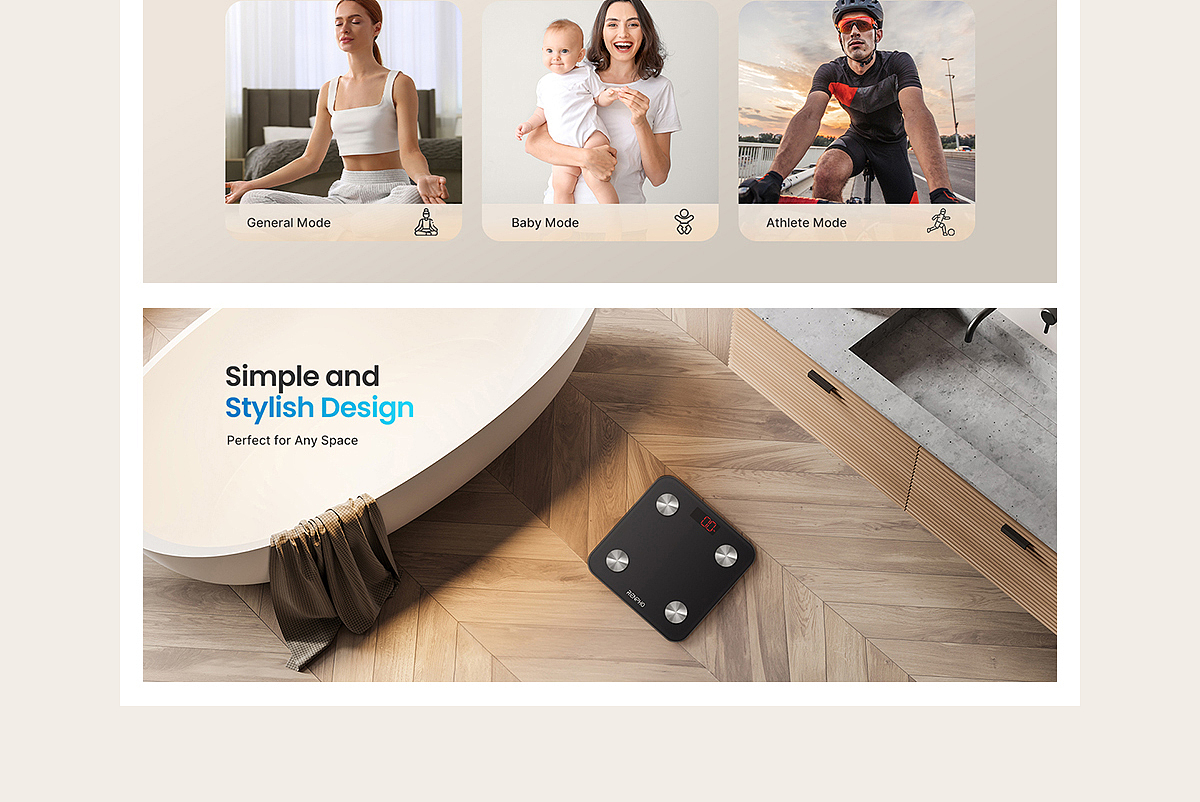 Amazon亚马逊设计丨体脂秤/电子秤丨人体秤/卷尺