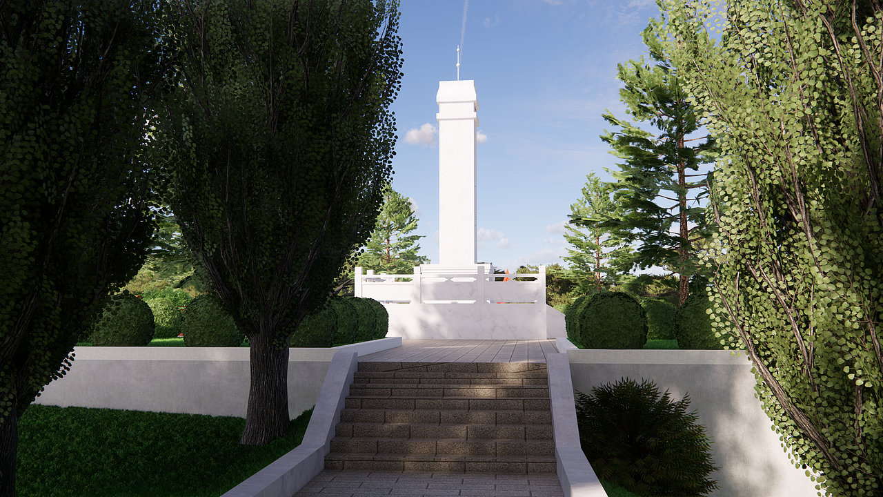 烈士紀(jì)念碑規(guī)劃設(shè)計(jì)方案（圖ZMzgwODk1Mzcy） - 景觀設(shè)計(jì) - 站酷設(shè)計(jì)師咸魚(yú)老表原創(chuàng)素材 - 站酷ZCOOL
