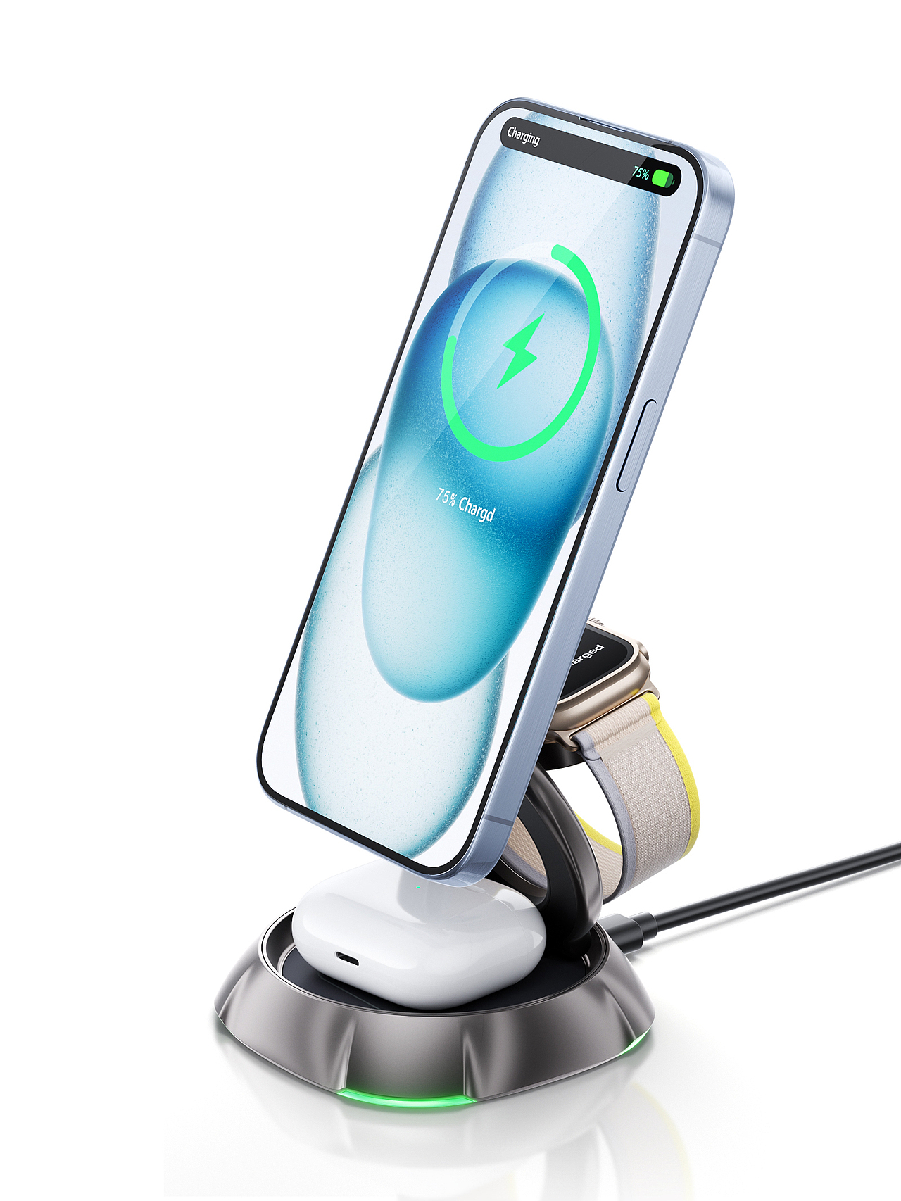 充电支架-倍量单品渲染（图ZMzgwOTA0MzE2） - 产品 - 站酷设计师欲买桂花同载酒丶原创素材 - 站酷ZCOOL