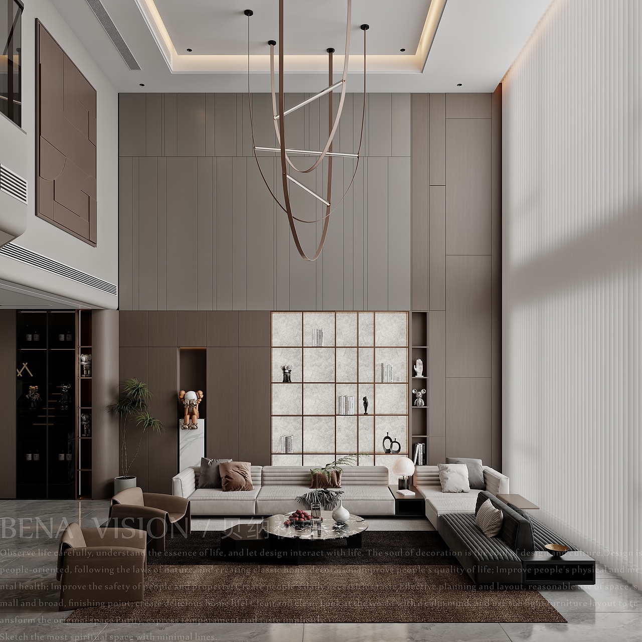 现代 | 意式 | 挑空（图ZMzgwOTA0NDE2） - 家装设计 - 站酷设计师贝纳丨VISION原创素材 - 站酷ZCOOL