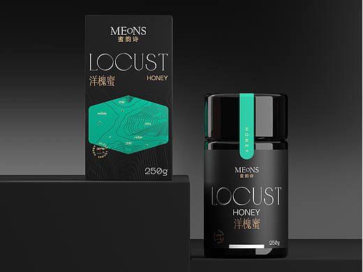 高端蜂蜜品牌MEoNS蜜韵诗品牌包装设计｜灵丹创意