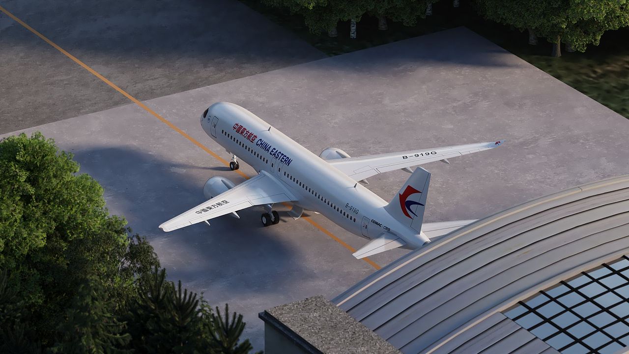 东方航空C919 商飞（图ZMzgwOTEwOTI0） - 机械/交通 - 站酷设计师XiaobuCG原创素材 - 站酷ZCOOL