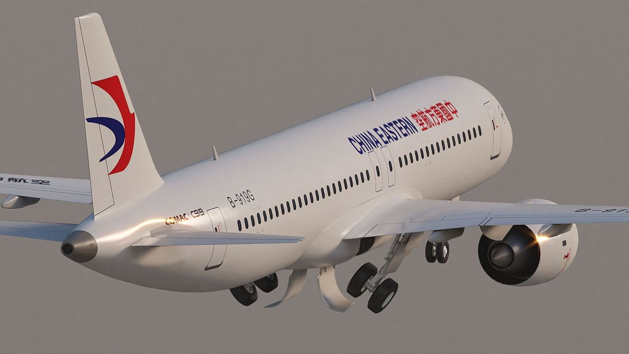 东方航空C919 商飞（图ZMzgwOTEwOTA0） - 机械/交通 - 站酷设计师XiaobuCG原创素材 - 站酷ZCOOL