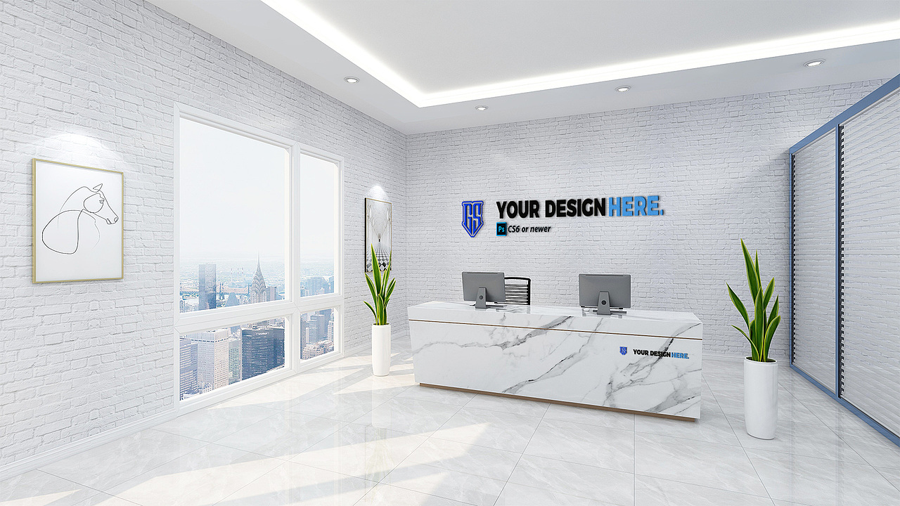 16款公司办公室前台形象墙LOGO展示效果图样机（图ZMzgwOTE1MzMy） - Logo - 站酷设计师作品包装设计原创素材 - 站酷ZCOOL