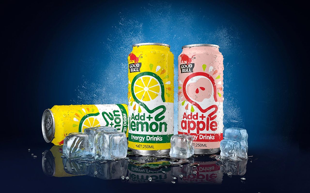 GOODBULL 果味能量饮料 饮料包装 饮品包装