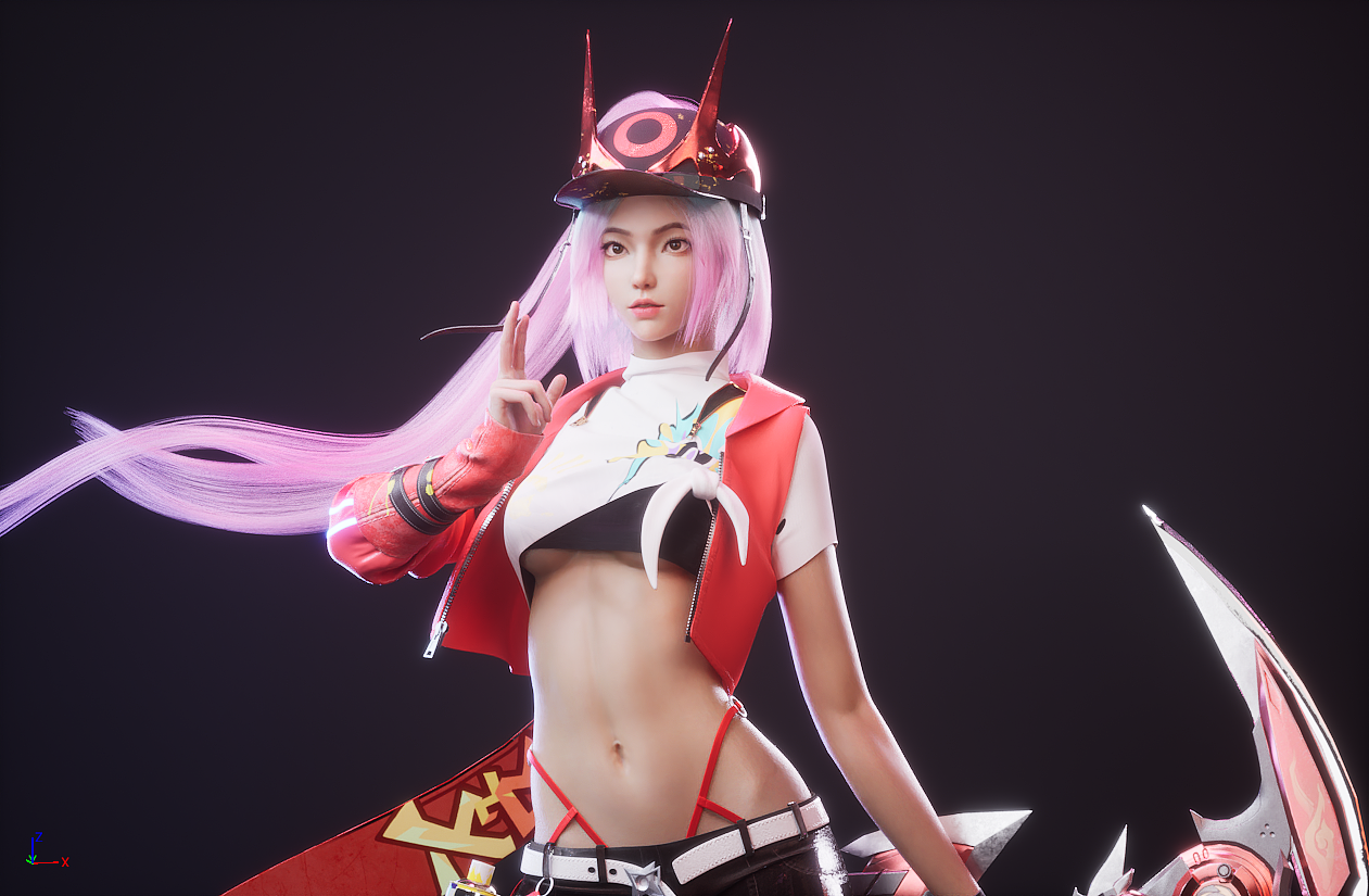 缭乱忍侠——乱破,参上!UE5次时代数字人建模