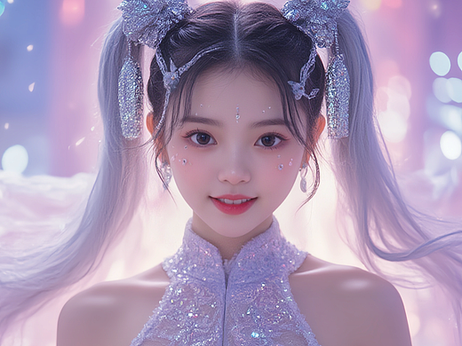 双马尾年轻活力1